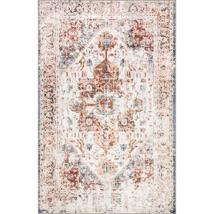 Nuloom Anjelica Reversible Pet Friendly Premium Machine Washable Area Rug - 1 of 4