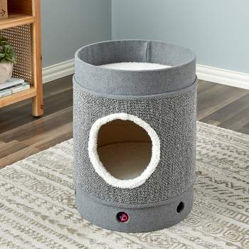 Two by Two San Francisco - Gray Scratching  Cat Furniture - 20.5 in. Tall
