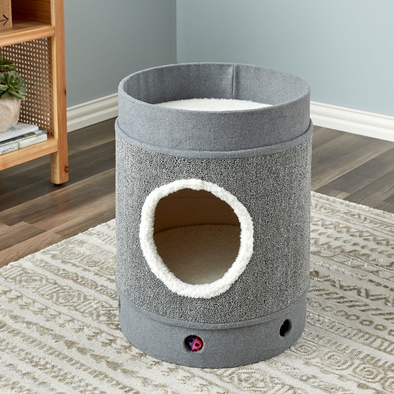 Two by Two San Francisco - Gray Scratching  Cat Furniture - 20.5 in. Tall, 1 of 15