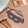 Unique Bargains Lace Half Face Party Mask Black 1 Pc - 4 of 4