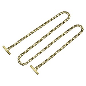 Unique Bargains Cross Body Handbag DIY Accessories Iron Flat Purse Chain Straps - 1 of 3