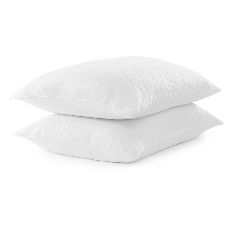 Avocado Knit Blend Twin Pack Standard/Queen Pillows for Back & Side Sleepers by Tommy Bahama® - Standard/Queen Size, 3 of 6