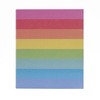 Continental Accessory Rainbow Glitter 1" 3 Paper Ring Binder Striped - 3 of 4