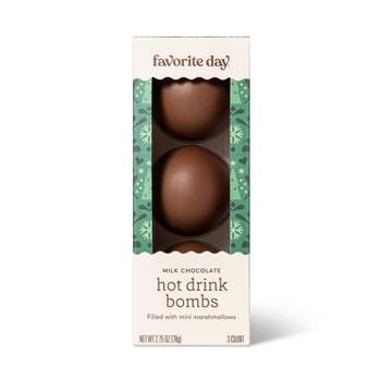 Holiday Hot Chocolate Drink Bombs - 2.75oz/3ct - Favorite Day™
