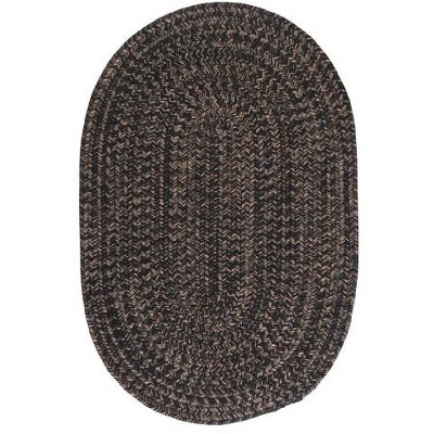 Colonial Mills Hayward Round Area Rug, 4-Feet, Black