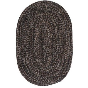 Colonial Mills Hayward Round Area Rug, 4-Feet, Black - 1 of 2