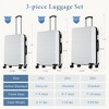 YONWAY  24" Hardshell Luggage, Expandable Lightweight Suitcase, with TSA lock & Spinner Wheels - 3 of 4