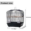Coucheta 20.5" Portable Bird Cage - 3-in-1 Travel Carrier with Top Stand for Parakeets, Canaries, Lovebirds, Cockatiels and Other Small Birds - 4 of 4