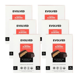 Evolved Chocolate Organic Almond Dark Chocolate Cups - Case of 6/4.93 oz - 1 of 4