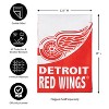 Evergreen Flag, DS New Burlap, Garden, Detroit Red Wings - 2 of 4