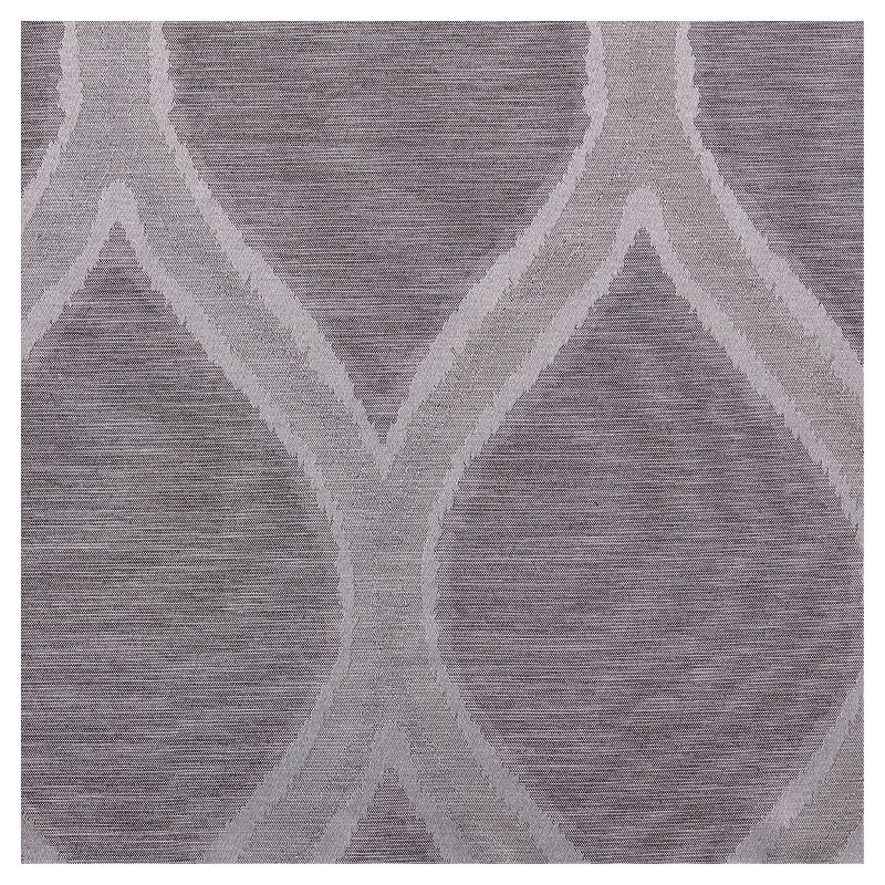 Montrose Ogee Geometric Textured Linen Jacquard Grommet Top Window Curtain Panel Pair - Exclusive Home&#153;, 5 of 7