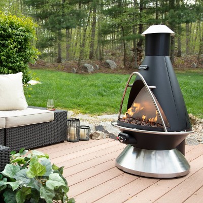 Cuisinart Chimenea Style LP Outdoor Fire Pit - Thumbnail 2
