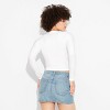 Women's Long Sleeve Ribbed Boat Neck Top - Wild Fable™ - 3 of 4