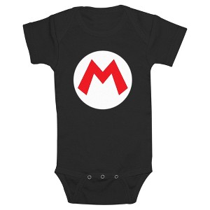 Infant's Nintendo Mario Circle Icon Bodysuit - 1 of 4