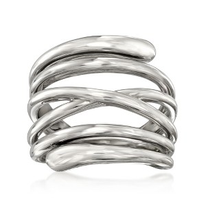 Ross-Simons Italian Sterling Silver Highway Ring - 1 of 4
