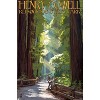 Trends International Lantern Press - Redwoods Pathway in Trees Unframed Wall Poster Prints - 4 of 4