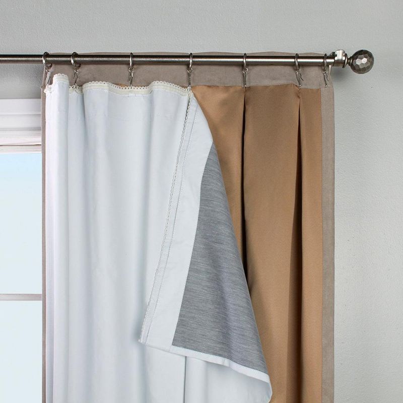 Ultimate Thermal Energy Saving Blackout Window Curtain Single Panel Liner by Thermalogic, 5 of 6