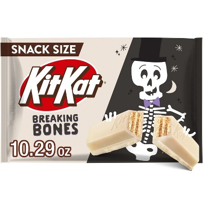 Kit Kat White Creme Breaking Bones Halloween Candy Snack Size - 10.29oz
