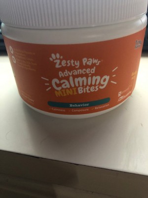 Zesty Paws® Advanced Calming Bites™ Turkey Flavor Behavior Soft Chews with  Melatonin, 90 ct - Kroger