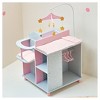 Olivia's Little World Polka Dots Princess Baby Doll Changing Station Gray/Pink - 2 of 4