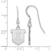 Black Bow Jewelry Sterling Silver Illinois Fighting Illini NCAA Dangle Earrings - 2 of 3