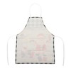 Unique Bargains Christmas Aprons Linen Beige White Black Red Gray 21.65"x26.77" 1 Pcs - 4 of 4