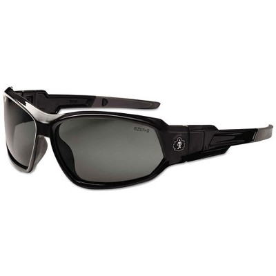 ergodyne Skullerz Loki Safety Glasses with Smoke Lens
