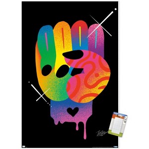 Trends International Jason Naylor - Fist of Color Unframed Wall Poster Prints - 1 of 4