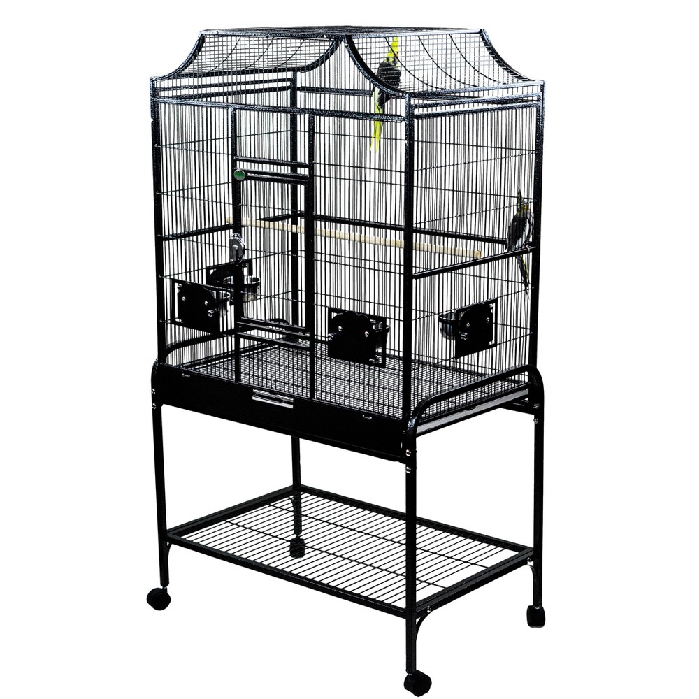 Photos - Pet Carrier / Crate A&E Cage Company Elegant Style Flight Cage Bird Cage - Black S 