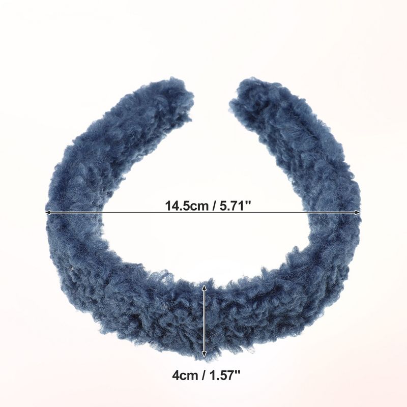 Unique Bargains Women's Fluffy Soft Lambswool Headband 1 Pc, 5 of 8