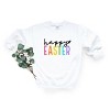 Simply Sage Market Women's Graphic Sweatshirt Happy Easter Colorful - 3 of 3