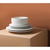 Christian Siriano Lusso 16-Piece Dinnerware Set Stoneware, White - 3 of 4