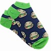 Hamburger Patterned Ankle Socks from the Sock Panda (Women's Sizes Adult Medium) - 3 of 3