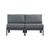Meridian Furniture,Nizuc Water Resistant Fabric Outdoor Patio Modular Sofa - 4 of 4