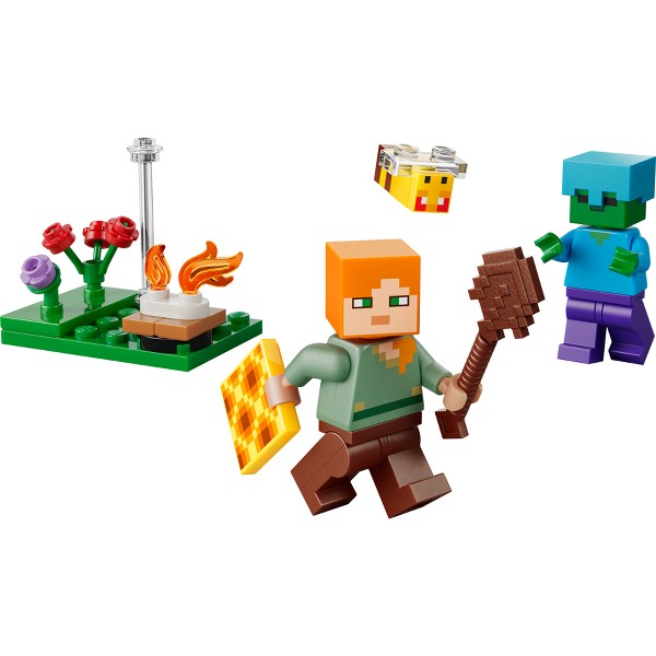LEGO Minecraft Conflicto en la Fogata de Alex 30732 2
