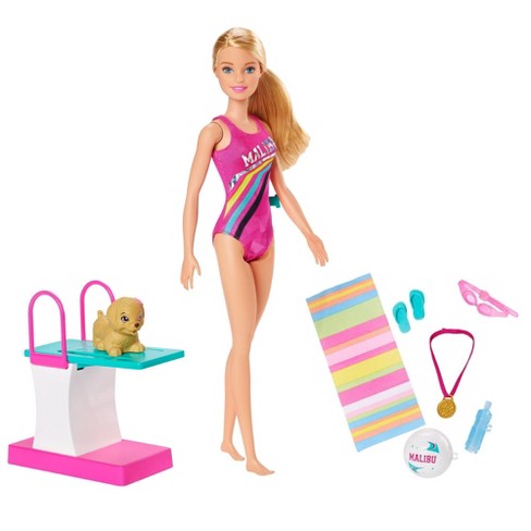 Blij Bij vluchtelingen Barbie Dreamhouse Adventures Swim 'n Dive Doll : Target