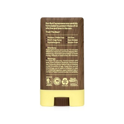 Sun Bum Sunscreen Face Stick - SPF 30 - 0.45oz_2