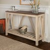 Taylen A Frame Farmhouse Entryway Console Table - Saracina Home - image 2 of 4