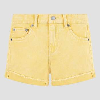 Levi's® Girls' Angled Fray Cuff Jean Shorts