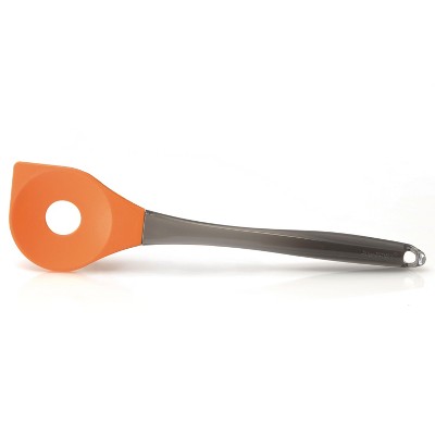 BergHOFF Geminis Silicone Salad Slotted Spoon, Orange