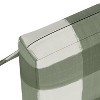 Skyline Furniture 18"x18" Outdoor Chair Cushion Buffalo Square Sage: Fade & Weather-Resistant, Zipper Closure - 3 of 4
