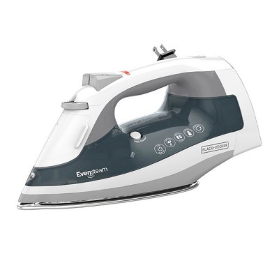 Black And Decker Trueglide Premium Variable Compact Iron In Red With  Nonstick Plate : Target