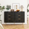 NicBex Modern 6 Drawer Dresser,Wide Dresser Drawer Organizers with Carving Design for Bedroom,Living Room,Hallway - 2 of 4
