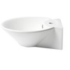 ALFI  ABC113 White 17Inch Round Wall Mounted Ceramic Sink with Faucet Hole - 4 of 4