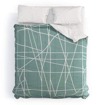 Minimal Architecture Polyester Comforter & Sham Set - Deny Designs