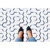 GoodGram Peel N' Stick DIY Retro 12x12 Self Adhesive Vinyl Floor Tile - 20 Tiles (20 Total SF in a Box) - Geo Puzzle - 20 Tiles/20 sq. ft. - 3 of 4