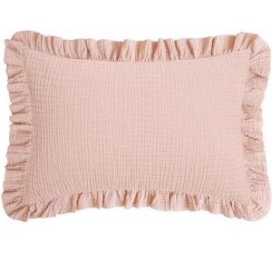 LISM Soft Cotton Toddler Pillow Sham for 13" x 18" Pillow - 1 of 3