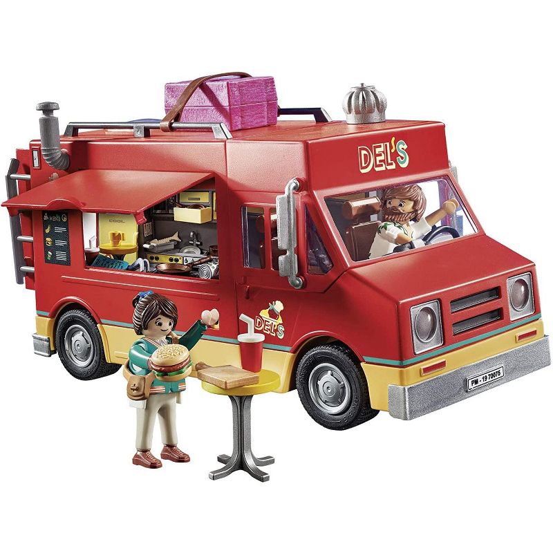 Playmobil Playmobil The Movie 70075 Del's Food Truck Building Set | 110 Pieces, 1 of 5