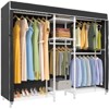 VIPEK V6C Heavy Duty Covered Clothes Rack Portable Wardrobe Closet, Black Clothing Rack with Oxford Fabric Cover, Max Load 870 LBS - 2 of 4