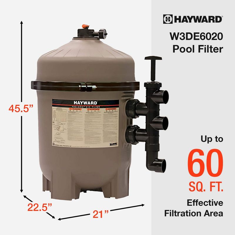 Hayward CaDE Filter for Large In Ground Swimming Pools and Outdoor Spas, 4 of 7